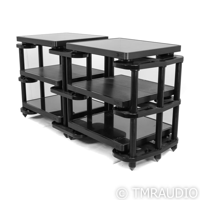 HRS SXR-1921-3T3 Audio Stand; Black Three Rows x Two Columns; M3X Bases