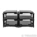 HRS SXR-1921-3T3 Audio Stand; Black Three Rows x Two Columns; M3X Bases