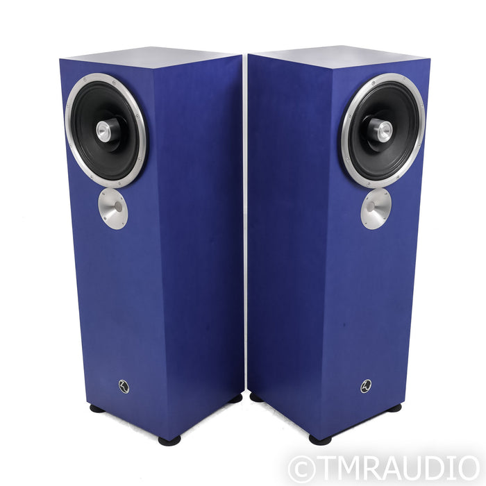 Zu Omen Dirty Weekend MkII Floorstanding Speakers; Blue Pair w/ Jupiter Caps