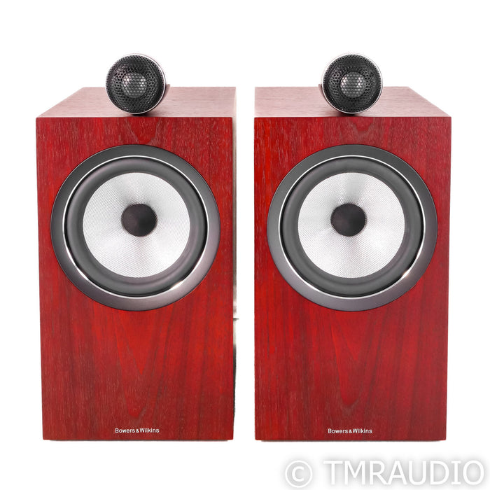 B&W 705 S2 Bookshelf Speakers; Rosenut Pair