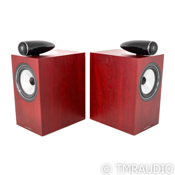 B&W 705 S2 Bookshelf Speakers; Rosenut Pair