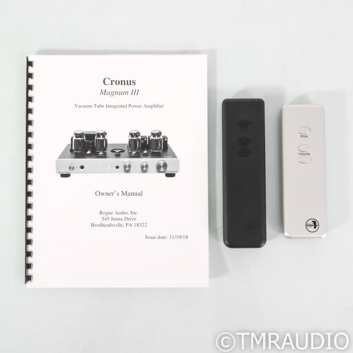 Rogue Audio Cronus Magnum III Stereo Tube Integrated Amplifier; MM & MC Phono
