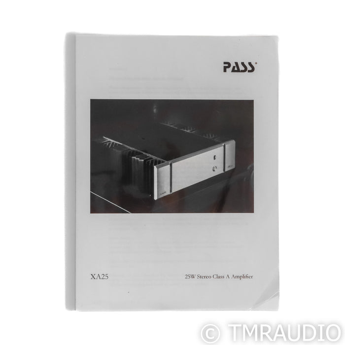 Pass Labs XA25 Stereo Power Amplifier
