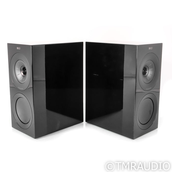 KEF R3 Bookshelf Speakers; Piano Black Pair