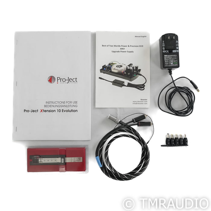Pro-Ject Xtension 10 Belt Drive Turntable; SuperPack; Sumiko BlackBird MC