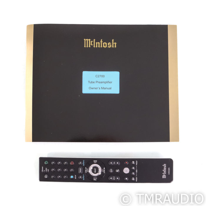 McIntosh C2700 Stereo Tube Preamplifier; MM & MC Phono