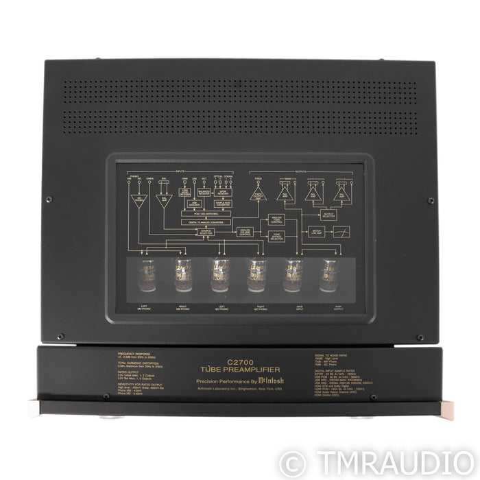 McIntosh C2700 Stereo Tube Preamplifier; MM & MC Phono