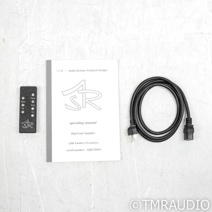 ASR Emitter 1 Exclusive Integrated Amplifier; Battery Supply; MM / MC Phono