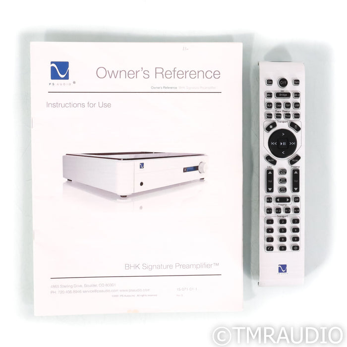 PS Audio BHK Signature Stereo Tube Hybrid Preamplifier