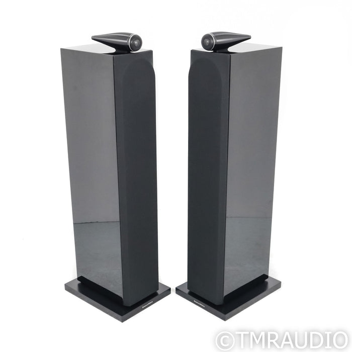 B&W 703 S3 Floorstanding Speakers; Gloss Black Pair