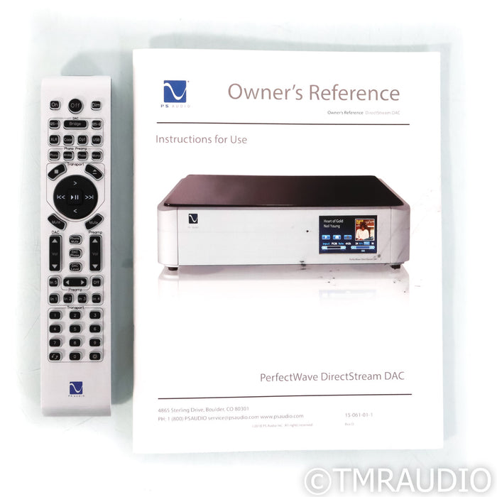 PS Audio PerfectWave DirectStream DAC MK1; D/A Converter, w/ Bridge II
