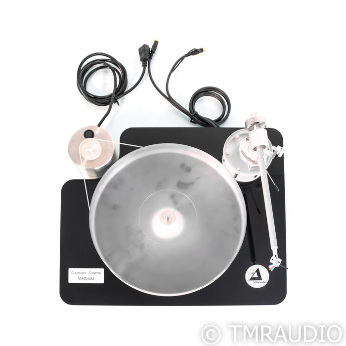 Clearaudio Champion Magnum Turntable; Satisfy Carbon Tonearm, CMB (No Cartridge)