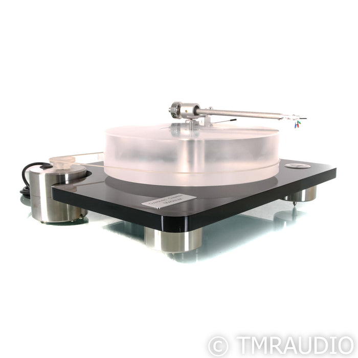 Clearaudio Champion Magnum Turntable; Satisfy Carbon Tonearm, CMB (No Cartridge)