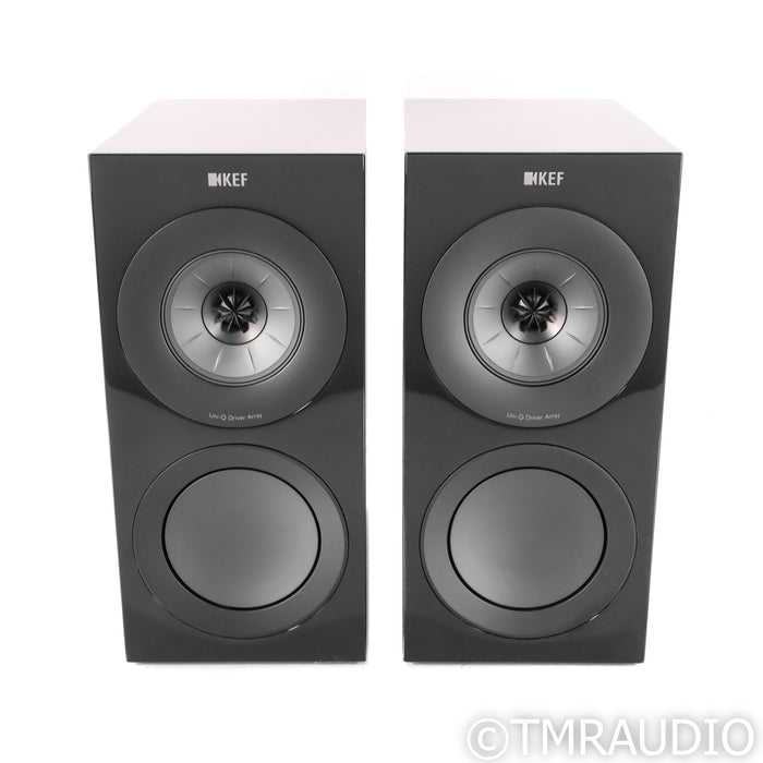 KEF R3 Bookshelf Speakers; Gloss Black Pair