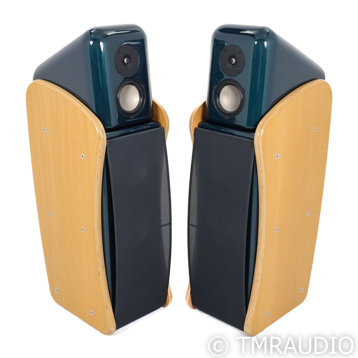 Revel Ultima Studio Floorstanding Speakers; Green Oak Pair