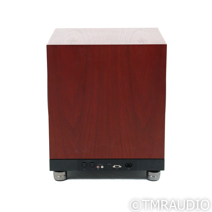 Bowers & Wilkins DB1D Dual 12" Subwoofer; Rosenut w/ IsoAcoustics Gaia II