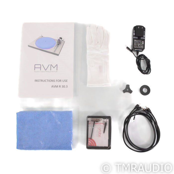 AVM Rotation 30.3 Belt Drive Turntable; Silver, 2M Bronze MM (Demo w/ Warranty)