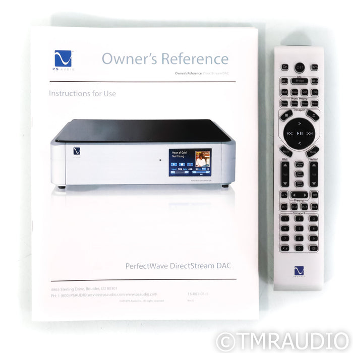 PS Audio PerfectWave DirectStream DAC; D/A Converter; Bridge II