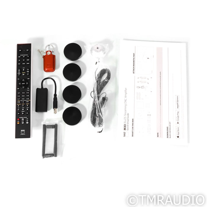 NAD Electronics NAD M33 BluOS Streaming Integrated Amplifier; MM Phono