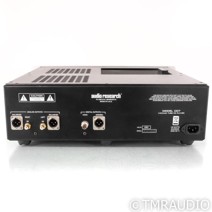 Audio Research CD-7 Tube CD Player