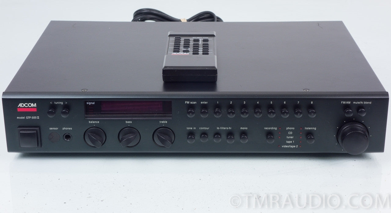 Adcom GTP-500 II Stereo Preamplifier in Factory Box