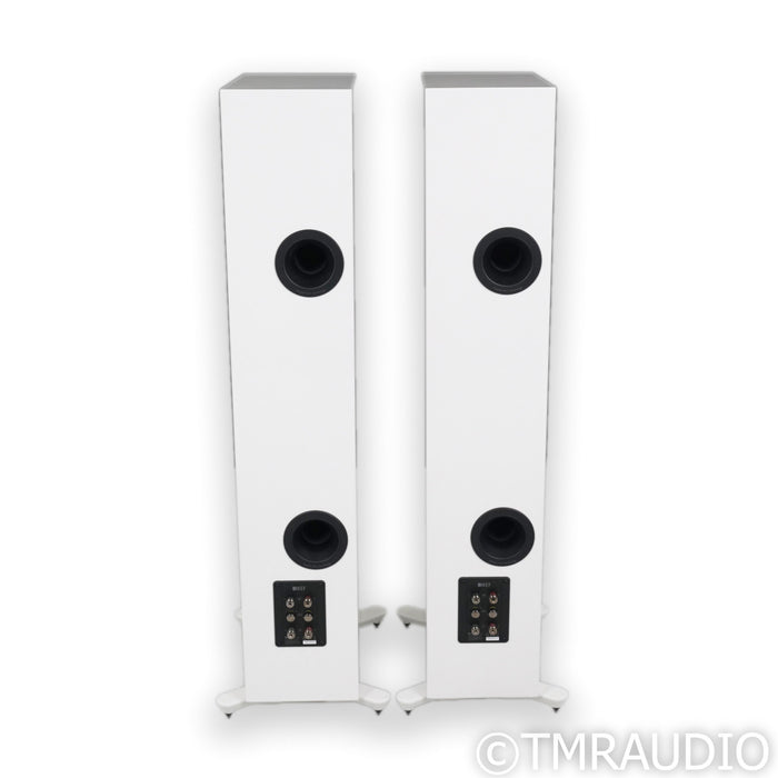 KEF R7 Meta Floorstanding Speakers; White Gloss Pair