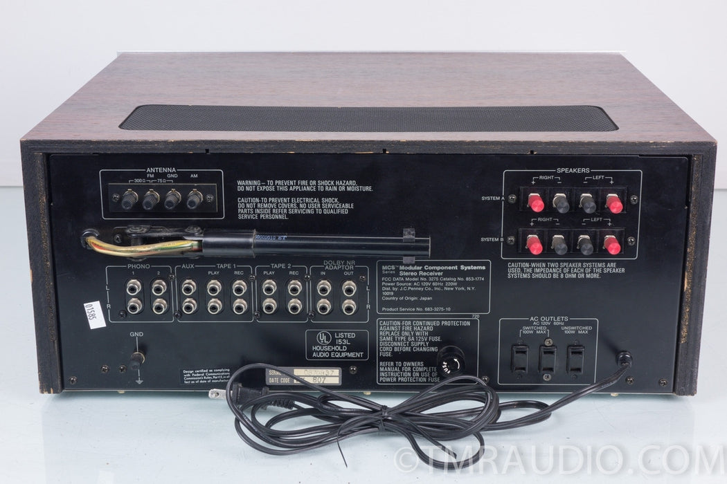 MCS Series Model # 3275 Vintage AM / FM Stereo Receiver