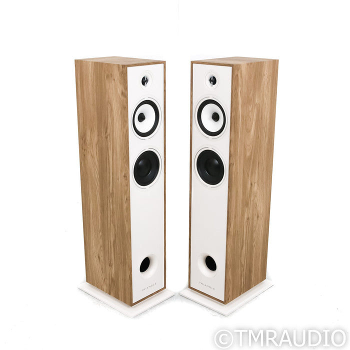 Triangle Borea BR07 Floorstanding Speakers; Light Oak Pair (Demo w/ Warranty)