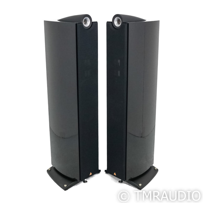 Triangle Genese Quartet Floorstanding Speakers; Black Pair (Demo w/ Warranty)