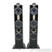 Triangle Genese Quartet Floorstanding Speakers; Black Pair (Demo w/ Warranty)