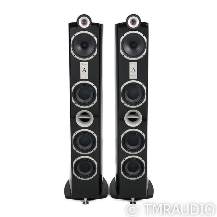 Triangle Signature Alpha Floorstanding Speakers; Black Pair (B-Stock, Warranty)