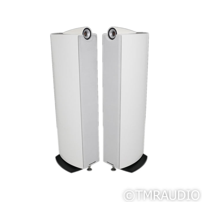 Triangle Signature Delta Floorstanding Speakers; White Pair (Demo w/ Warranty)