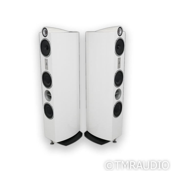 Triangle Signature Delta Floorstanding Speakers; White Pair (Demo w/ Warranty)