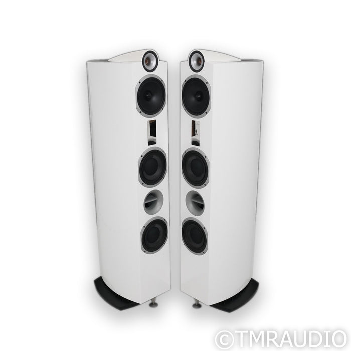 Triangle Signature Delta Floorstanding Speakers; White Pair (Demo w/ Warranty)
