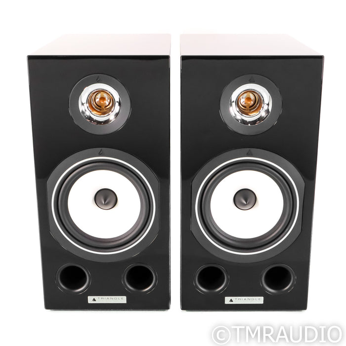 Triangle Esprit Comete Ez Bookshelf Speakers; Black Pair (B-Stock w/ Warranty)