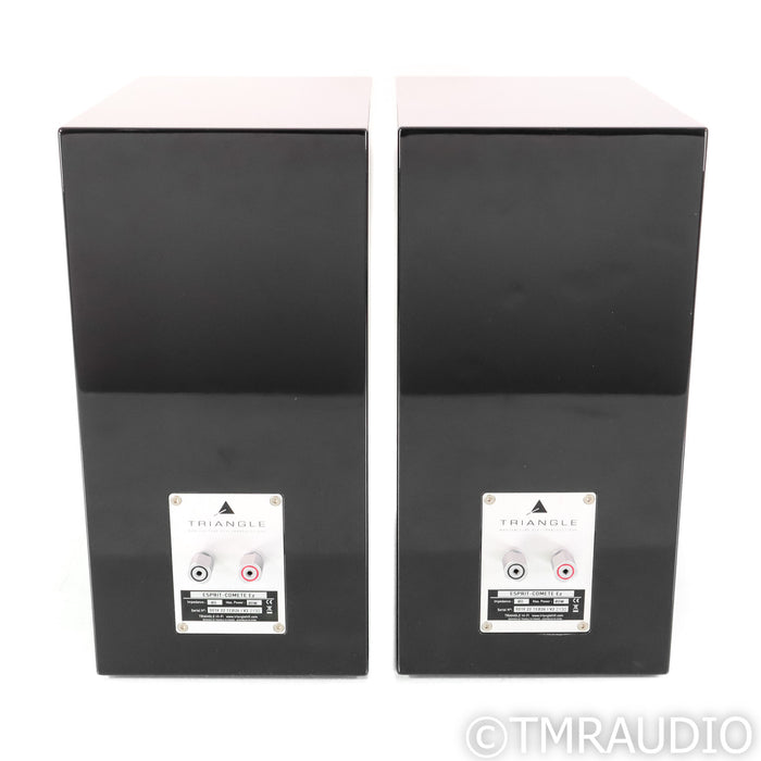 Triangle Esprit Comete Ez Bookshelf Speakers; Black Pair (B-Stock w/ Warranty)