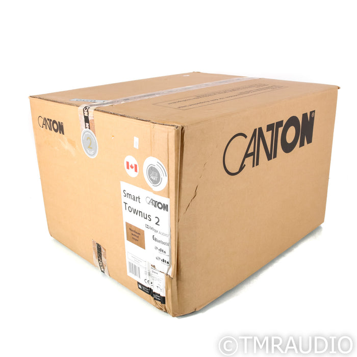 Canton Smart Townus 2 Bookshelf Speakers; Walnut Pair (Sealed w/ Warranty)