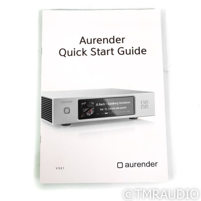 Aurender W20SE Music Server & Streamer; 4TB HDD