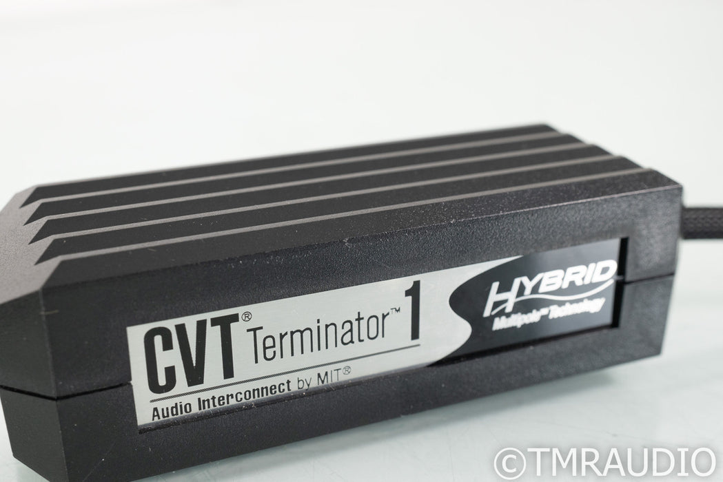 MIT CVT Terminator 1 RCA Cables; 1m Pair Interconnects