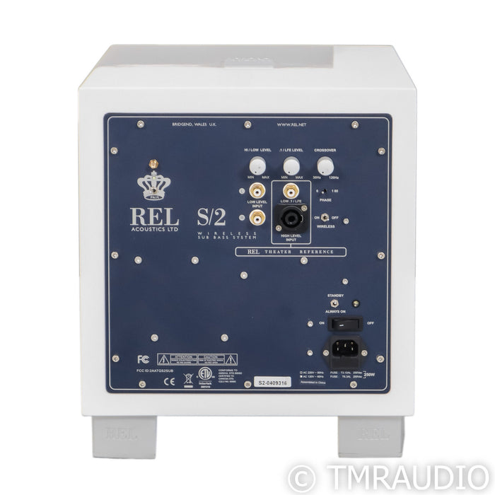 REL Acoustics S/2 10" Powered Subwoofer; Gloss White