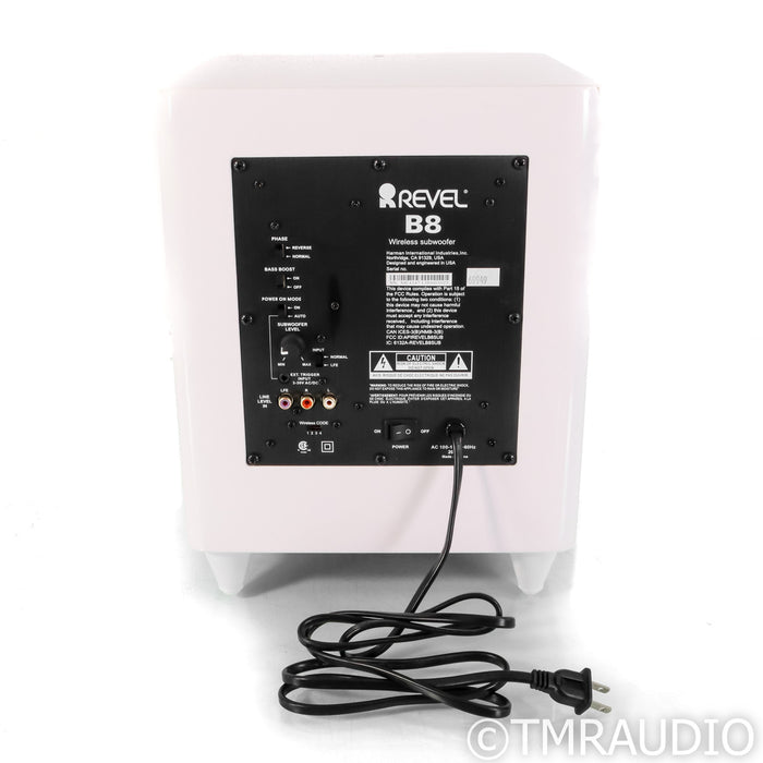 Revel B8 8" Powered Subwoofer; White