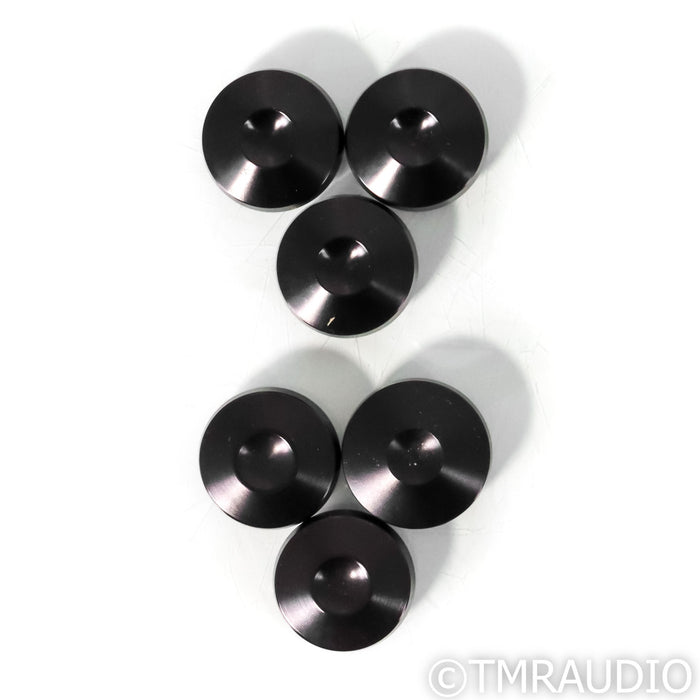Stillpoints Universal Resonance Damper Footers with Risers (Set of Six)