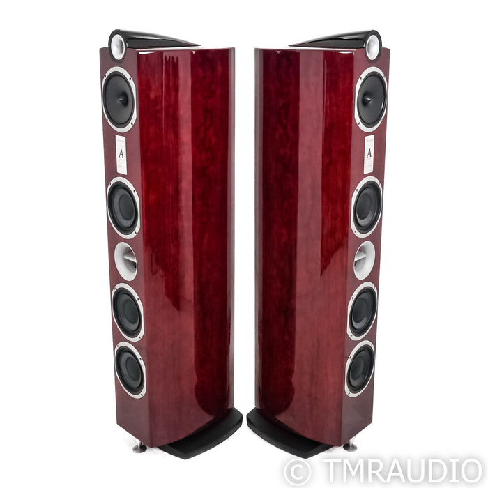 Triangle Signature Alpha Floorstanding Speakers; Mahogany Pair (B-Stock)