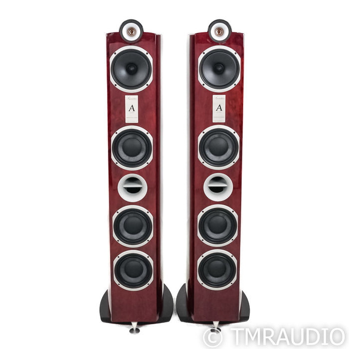 Triangle Signature Alpha Floorstanding Speakers; Mahogany Pair (B-Stock)