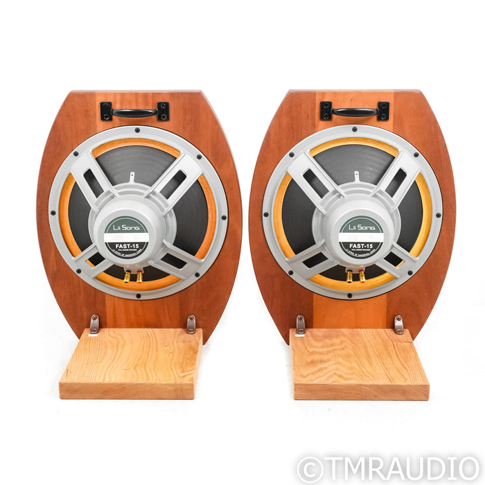 Caintuck Audio Lii 15 Plus Speaker Baffles w/ Lii Song Fast-15 Drivers; Oak Pair