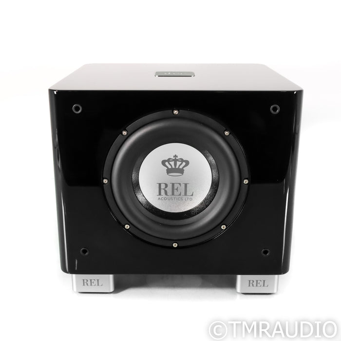 REL T/7x 8" Powered Subwoofer; Gloss Black (Open Box)