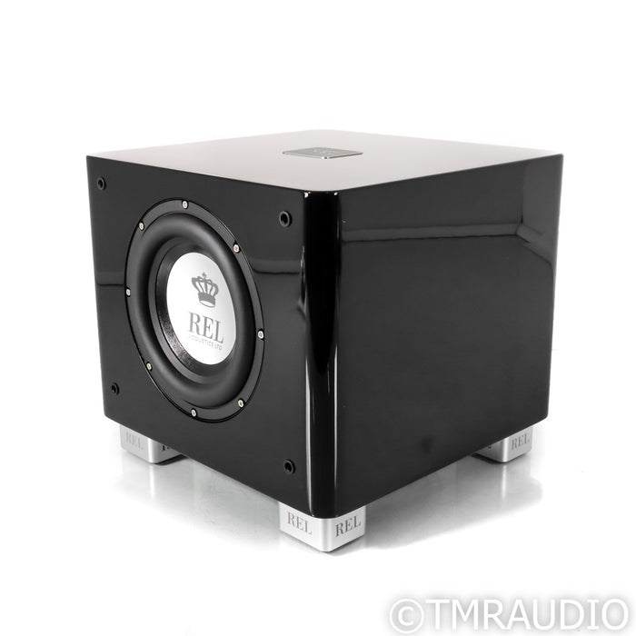 REL T/7x 8" Powered Subwoofer; Gloss Black (Open Box)