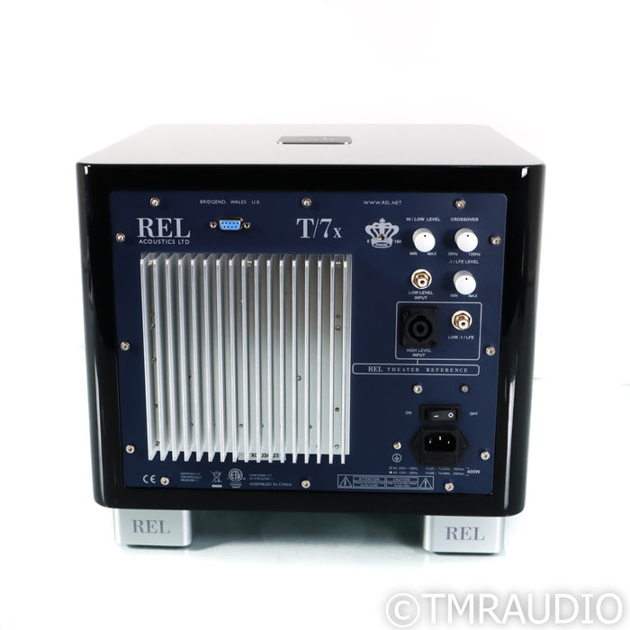 REL T/7x 8" Powered Subwoofer; Gloss Black (Open Box)