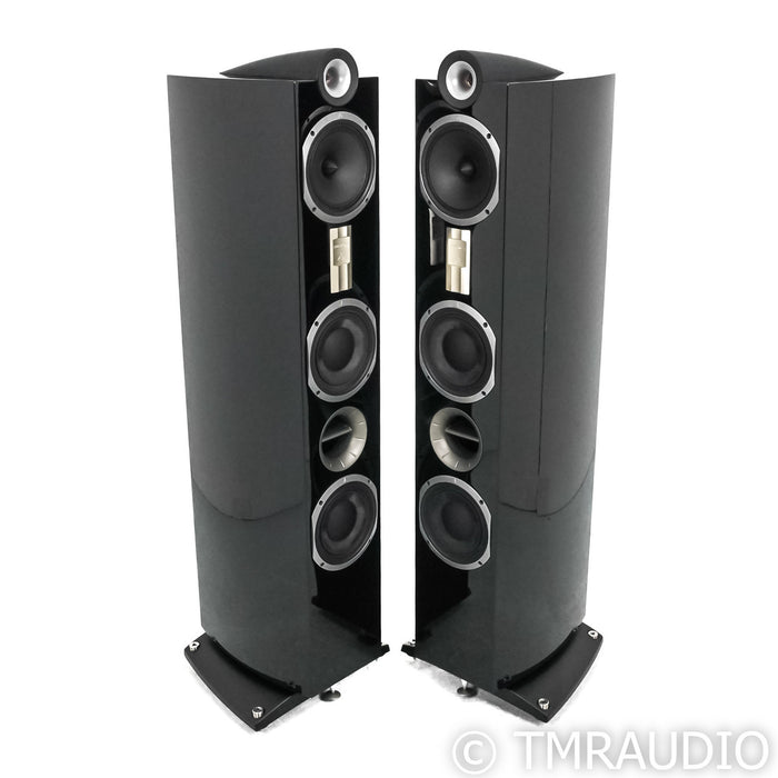 Triangle Genese Quartet Floorstanding Speakers; Black Pair (Demo w/ Warranty)