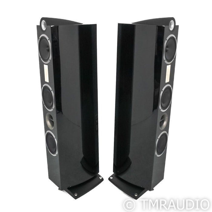 Triangle Genese Quartet Floorstanding Speakers; Black Pair (Demo w/ Warranty)